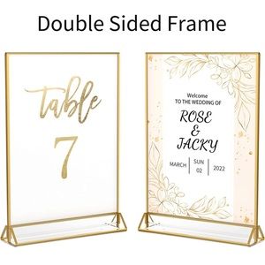 12 Pack of 5x7 Acrylic Frames